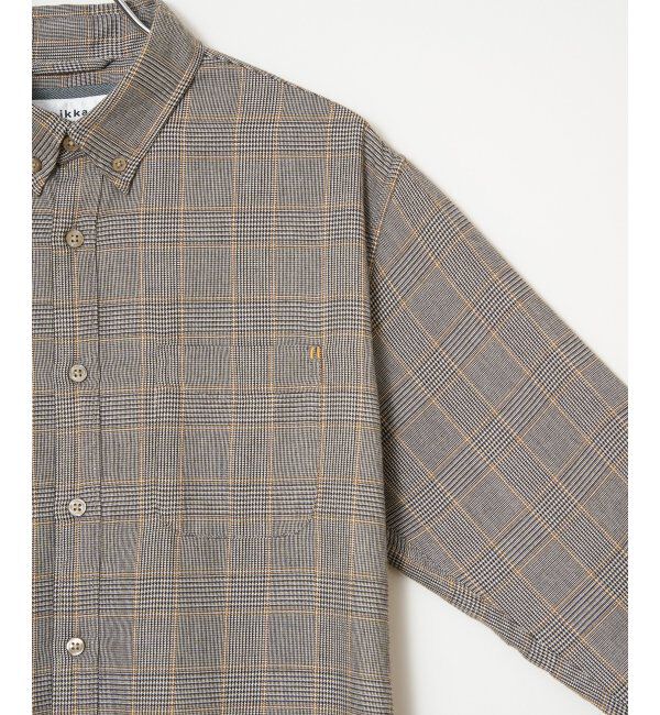 ikka「イージーケアフランネルチェックシャツ」|シャツ・ブラウス|