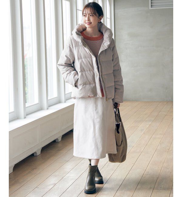 ikka「細コール洗えるダウンジャケット」|その他|