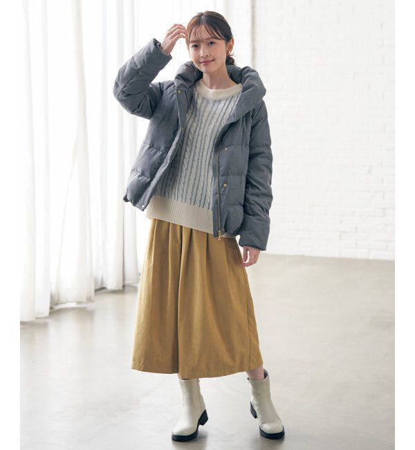 ikka「細コール洗えるダウンジャケット」|その他|