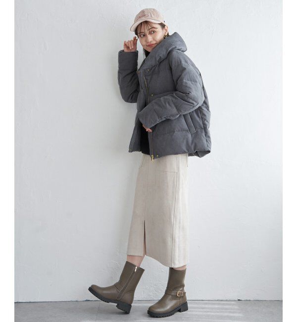 ikka「細コール洗えるダウンジャケット」|その他|