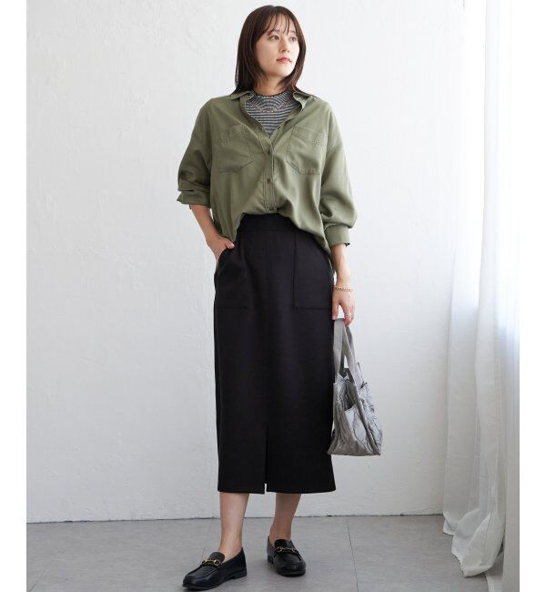 ikka「GOKU楽鹿の子ダンボールスカート」|スカート|