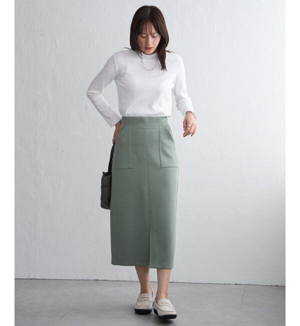 ikka「GOKU楽鹿の子ダンボールスカート」|スカート|