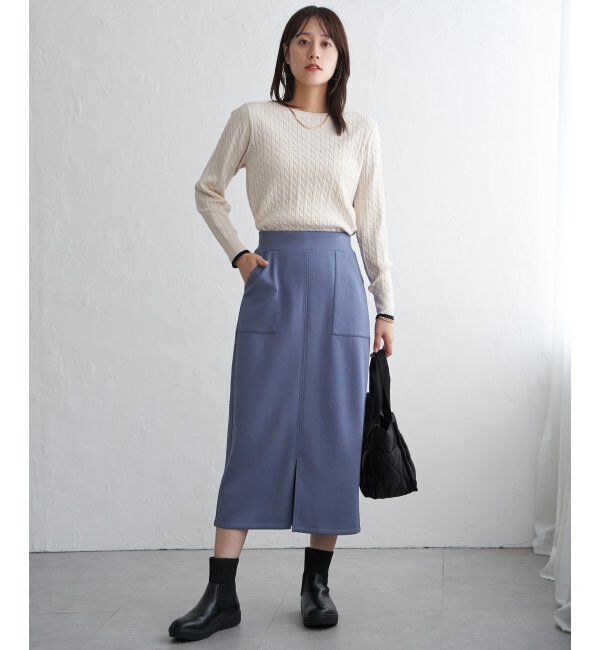 ikka「GOKU楽鹿の子ダンボールスカート」|スカート|