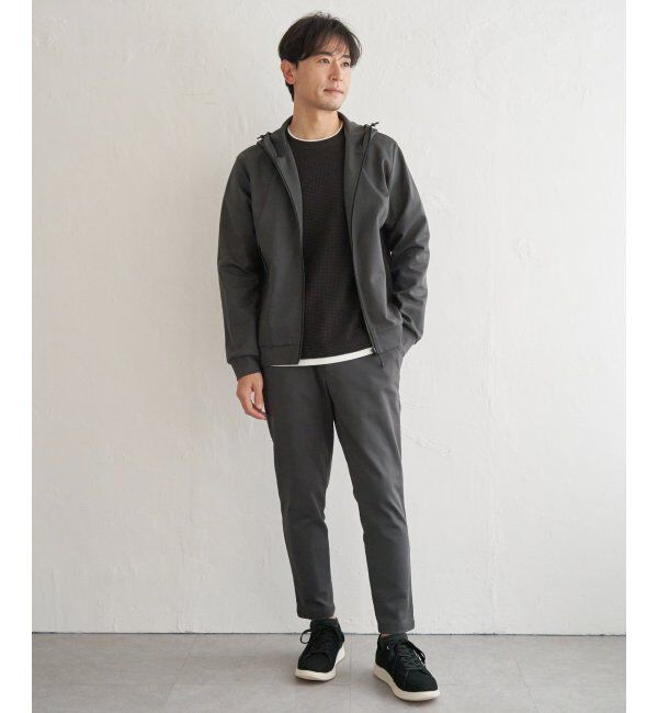 ikka「ドライポンチテーパードパンツ」|その他|