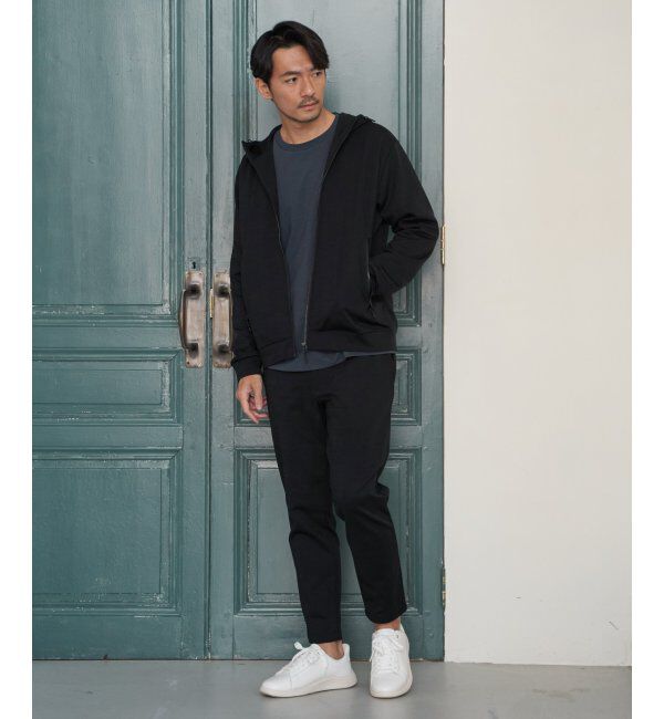 ikka「ドライポンチテーパードパンツ」|その他|