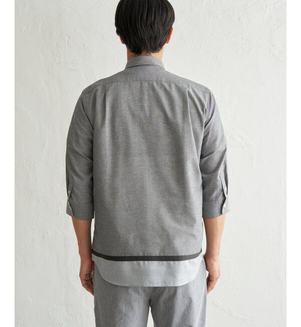 ikka「オックス袖2way裾切り替えシャツ」|シャツ・ブラウス|