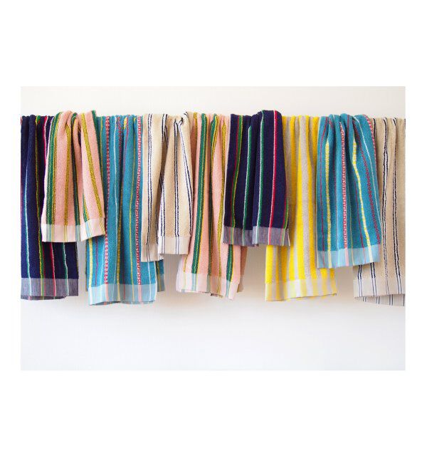 Lbc with Life「ストライプホリック フェイスタオル」|タオル|