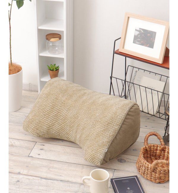 Lbc with Life「ポコポコ寄りかかりクッション」|クッション・クッションカバー|ベージュ