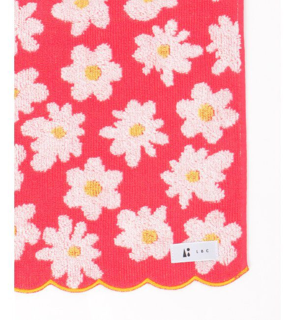 Lbc with Life「花柄スカラップフェイスタオル」|タオル|