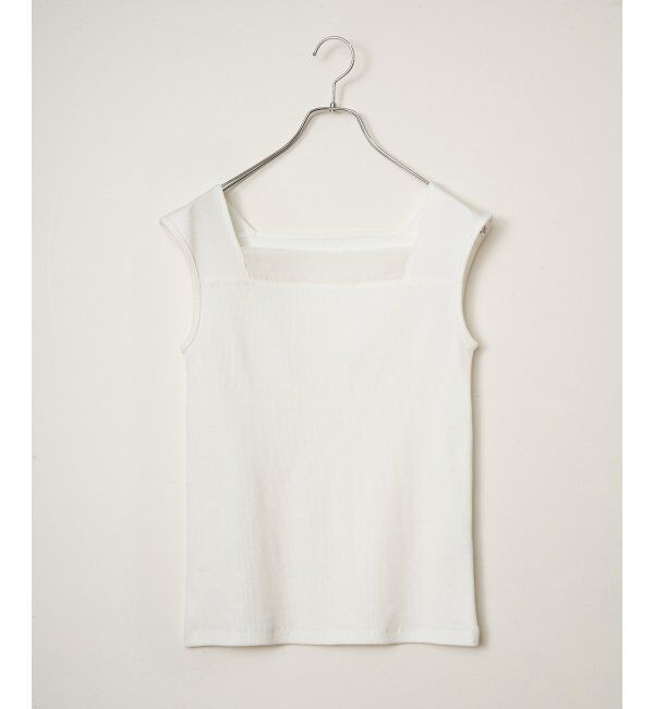 Lbc with Life「スクエアネックシアーレイヤードタンクトップ」|キャミソール|
