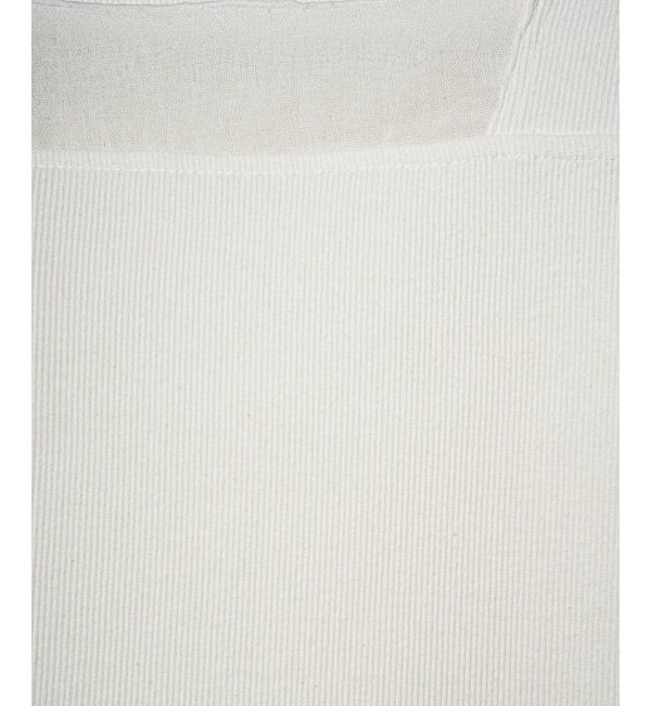 Lbc with Life「スクエアネックシアーレイヤードタンクトップ」|キャミソール|