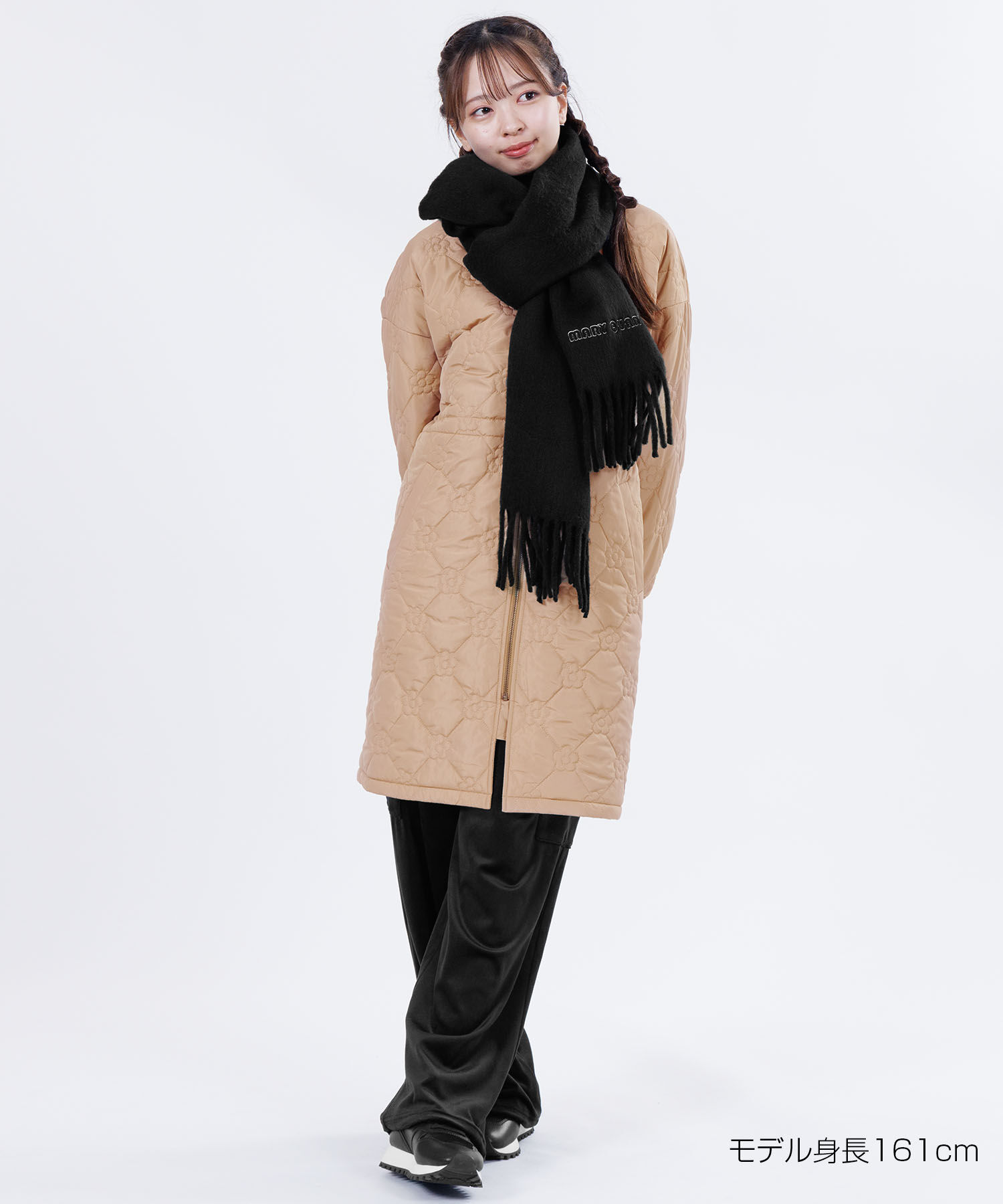 MARY QUANT「デイジーキルト中綿 ブルゾン」|ダウン|