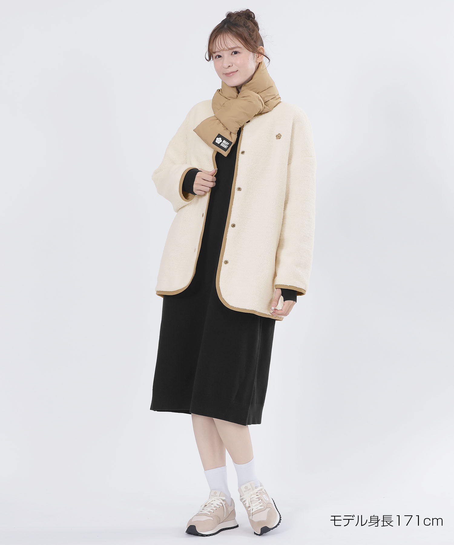 MARY QUANT「リバーシブル キルト ブルゾン」|ダウン|