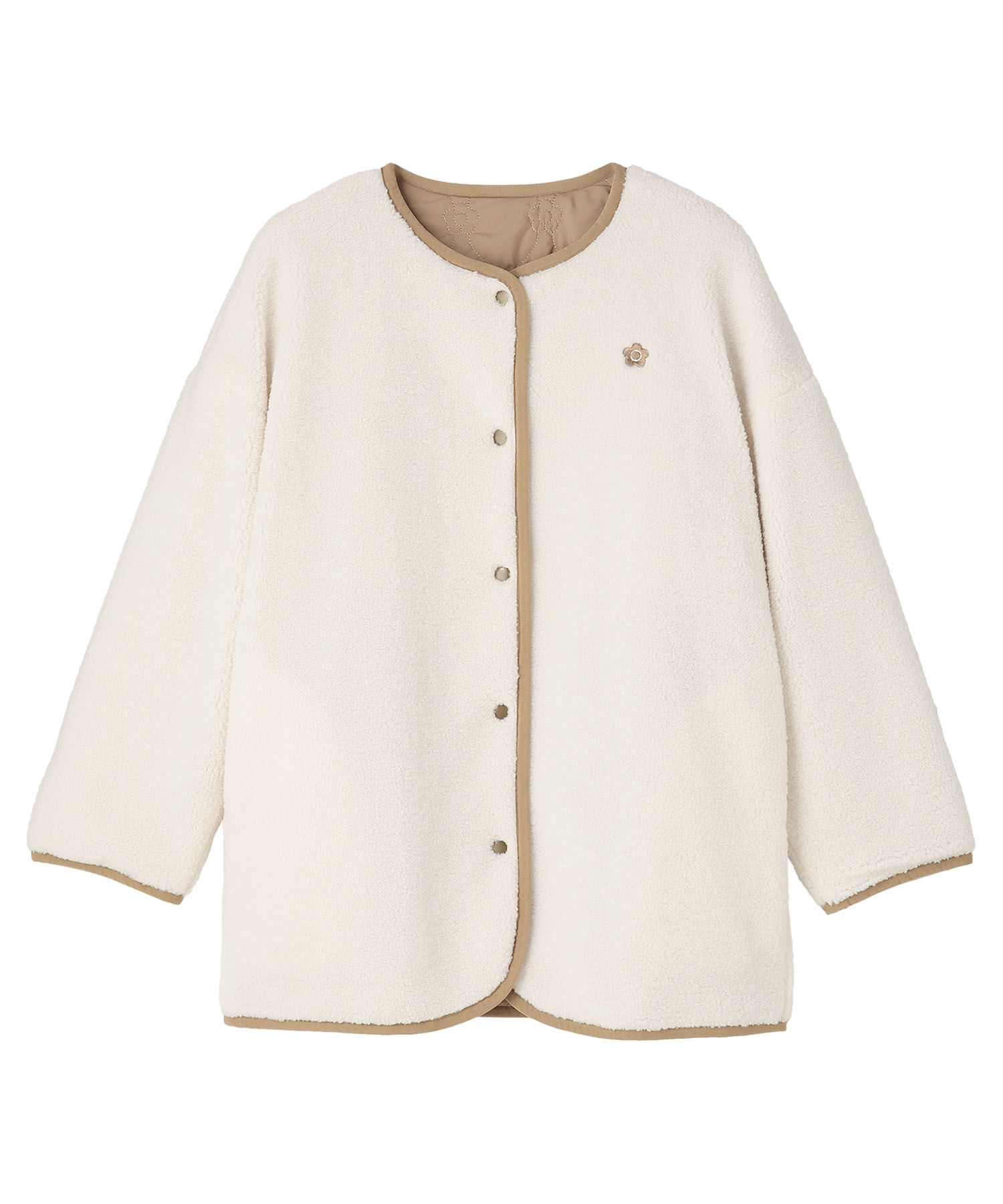 MARY QUANT「リバーシブル キルト ブルゾン」|ダウン|