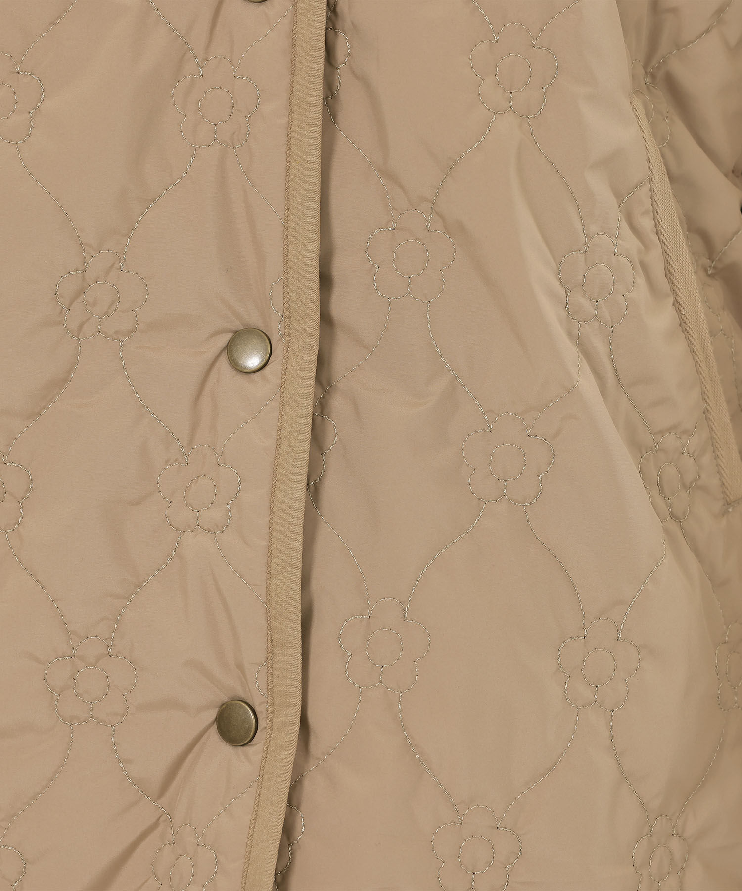 MARY QUANT「リバーシブル キルト ブルゾン」|ダウン|