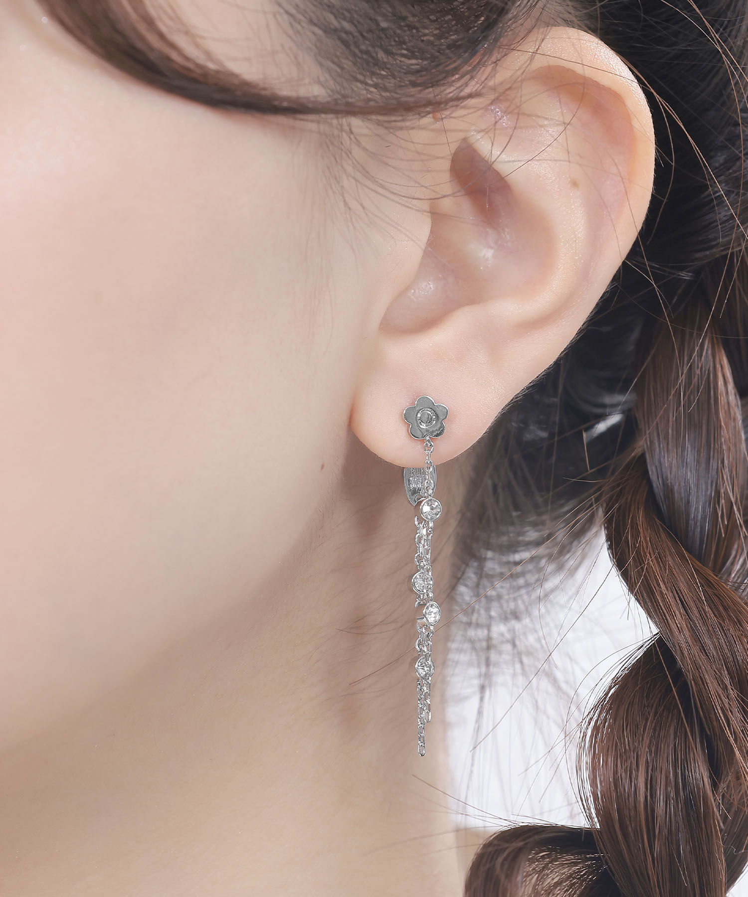 MARY QUANT「ステーションビジュー ピアス」|ピアス|シルバー