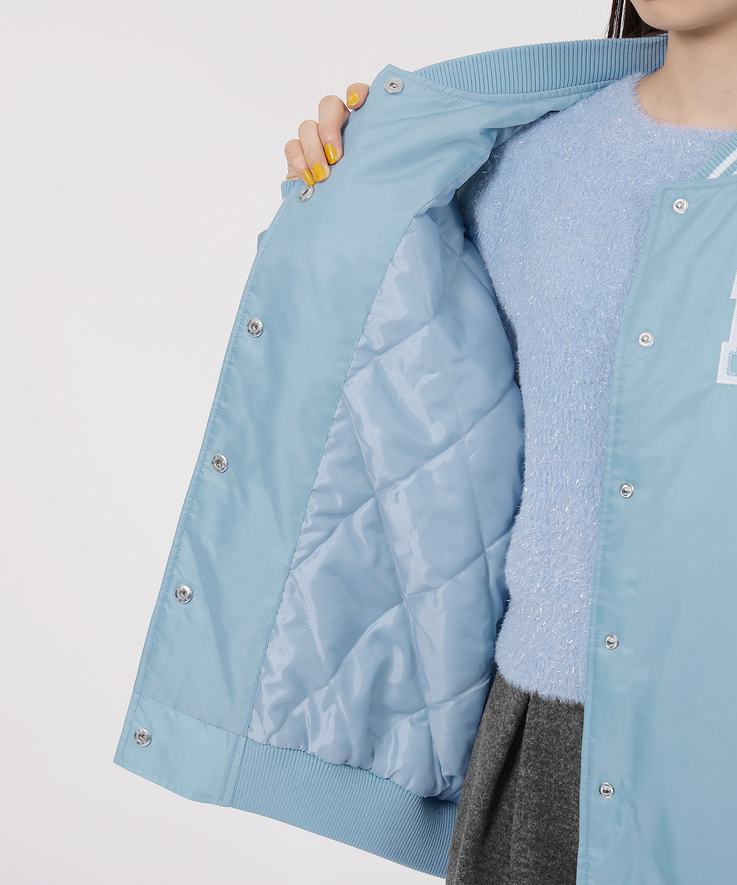 MARY QUANT「ナイロンスタジャン ブルゾン」|ブルゾン・スタジャン|