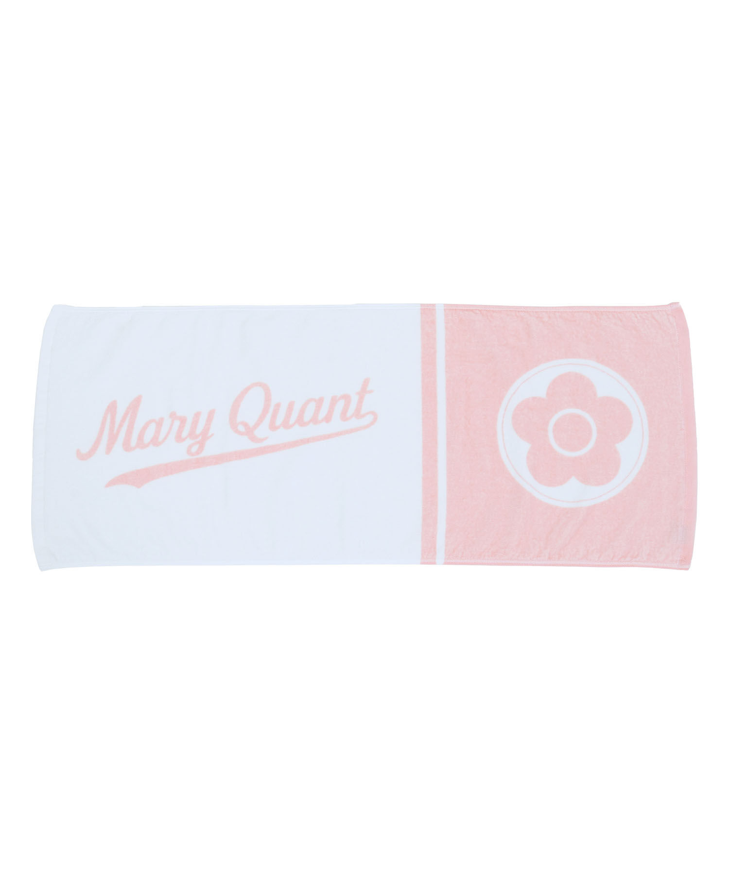 MARY QUANT「ベースボールロゴ タオル」|タオル|ピンク