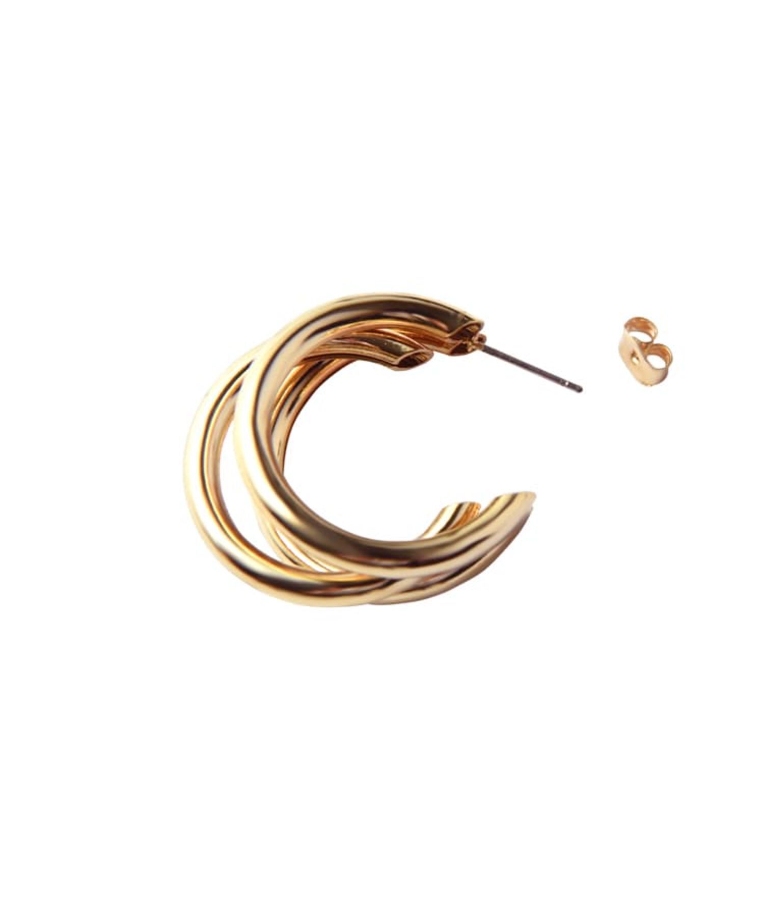 STYLE DELI「トリプルリングフープピアス」|ピアス|