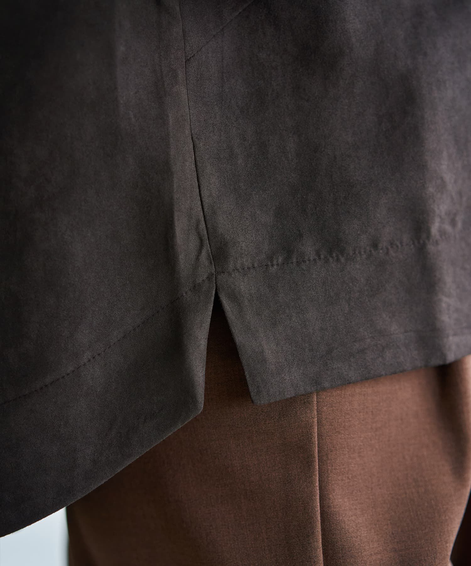 STYLE DELI「【LUXE】ライトスエードシャツ型ジャケット」|その他|