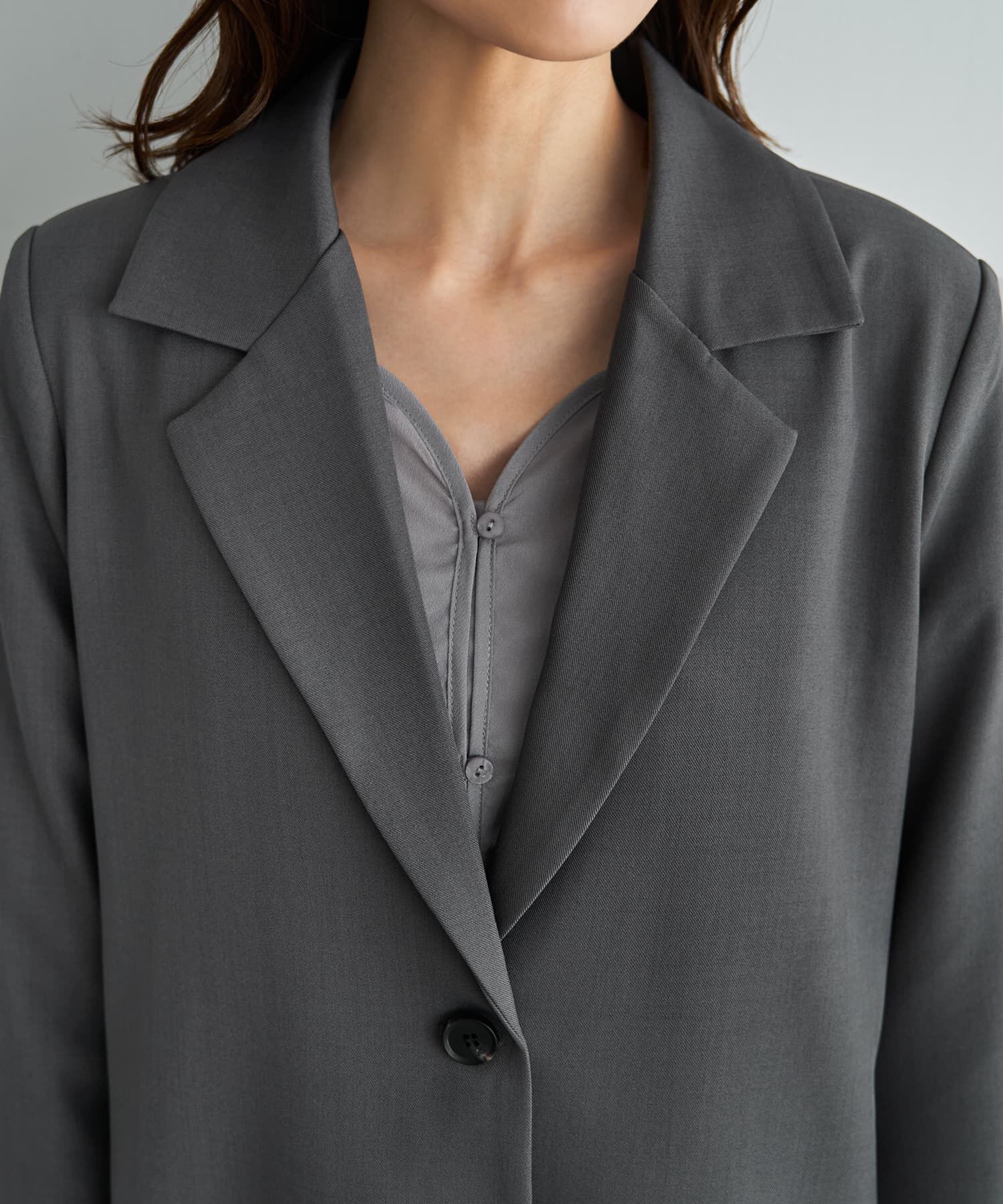 STYLE DELI「スッキリ２ボタンテーラードジャケット」|テーラードジャケット|