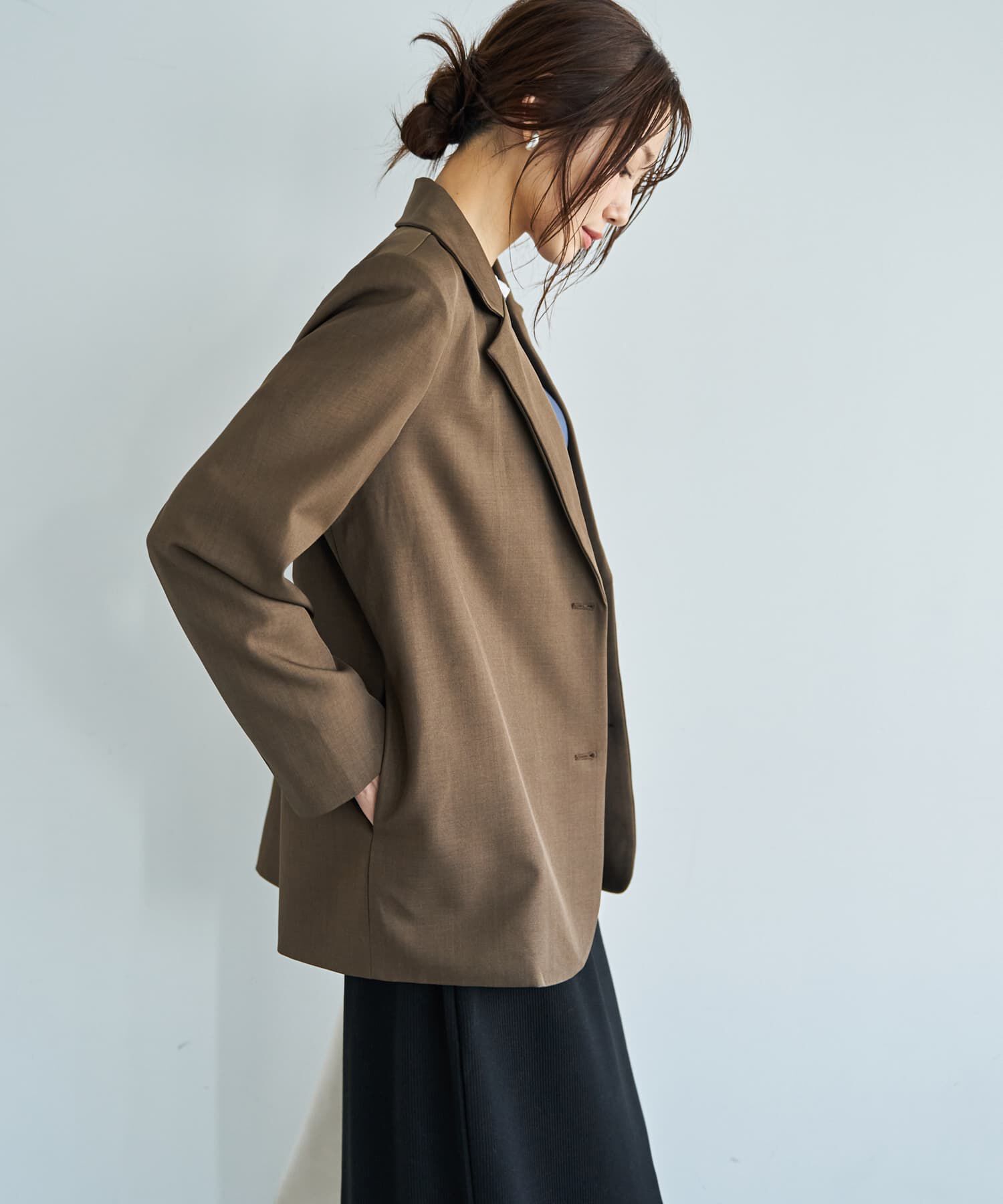 STYLE DELI「スッキリ２ボタンテーラードジャケット」|テーラードジャケット|