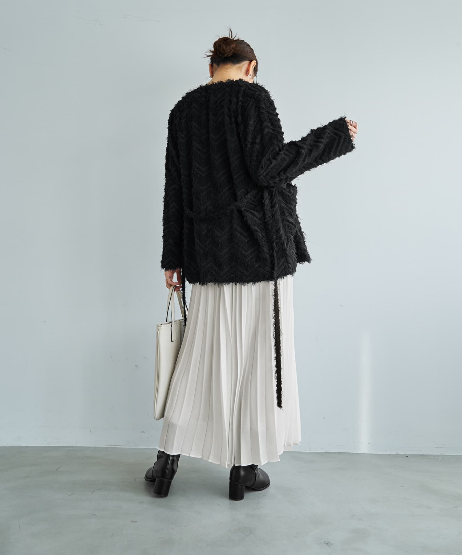 STYLE DELI「【訳あり】フリンジライトジャケット」|ノーカラージャケット|