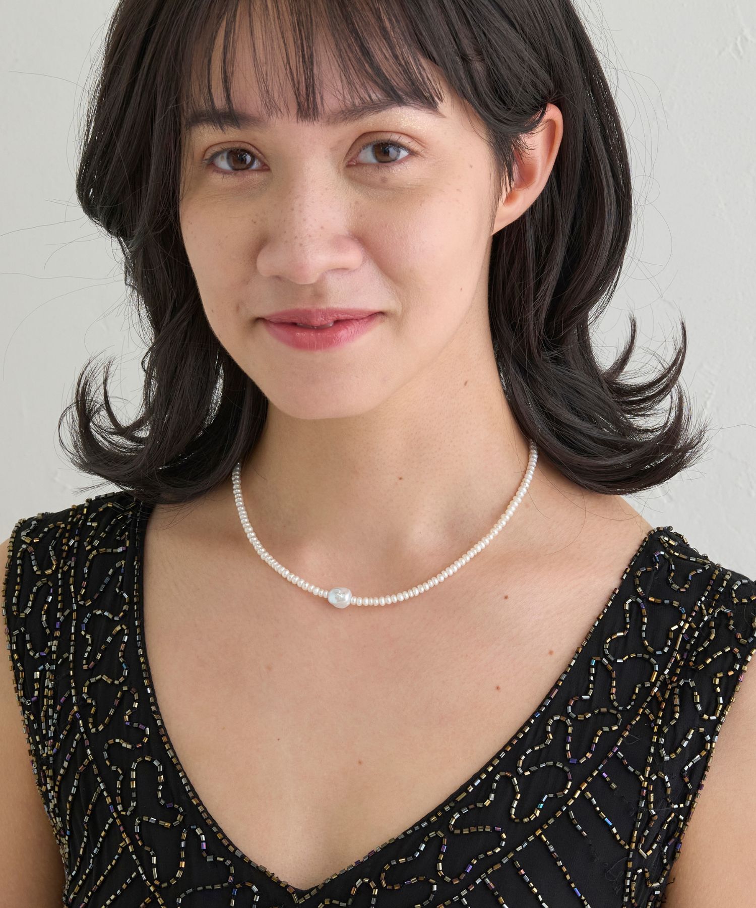 JUPITER「【淡水パール】バロックパールネックレス/40cm」|ネックレス|