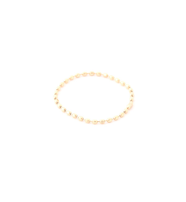 Phoebe「【K10】カットボールチェーンリング／BOXつき」|リング|ゴールド