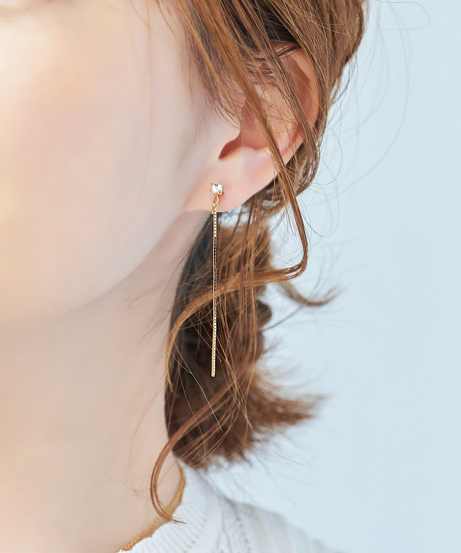 Phoebe「2wayベーシックパールエレガントイヤリング　ゴールド　結婚式/セレモニー/入学式/卒業式/式典」|イヤリング|