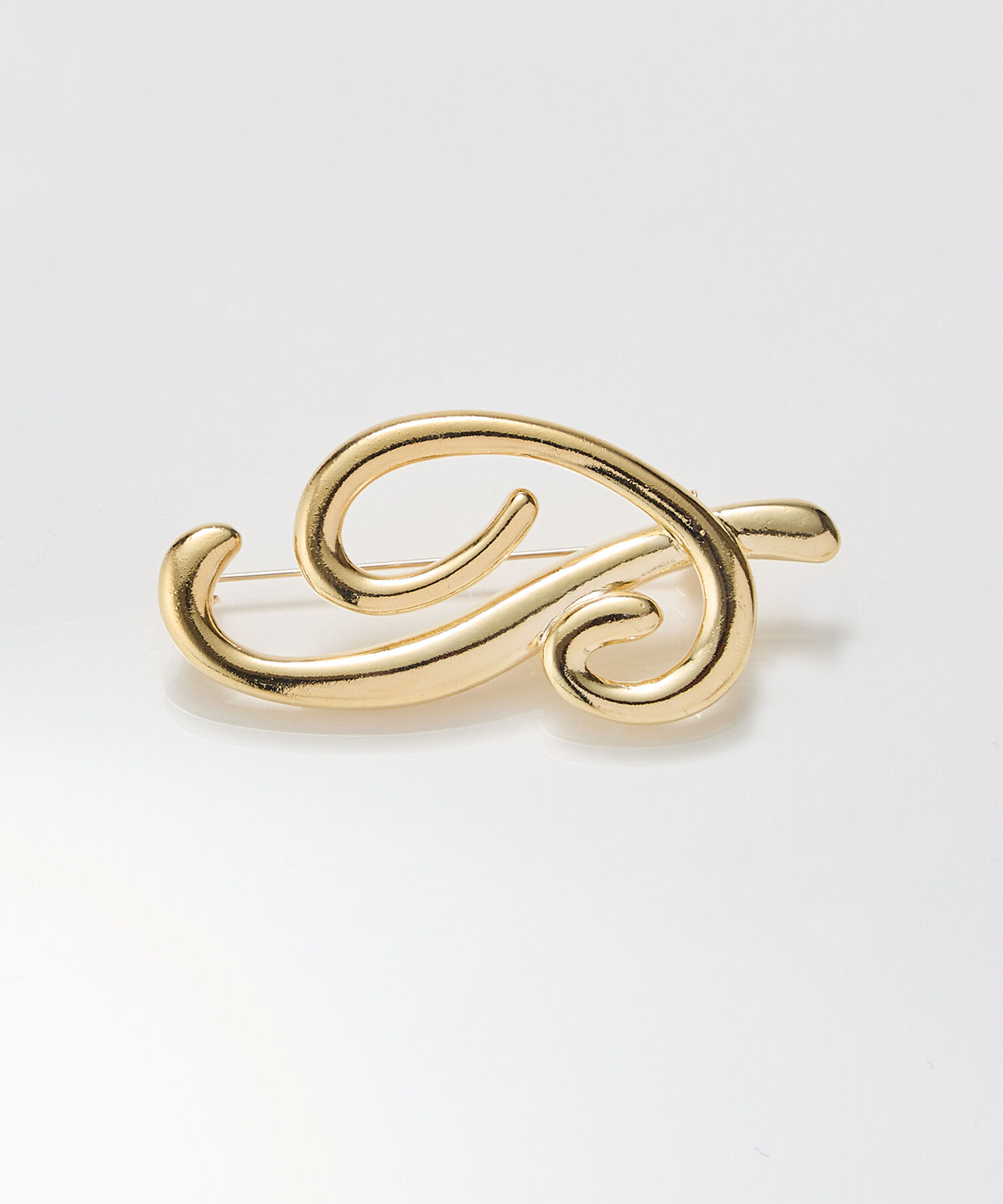 Phoebe「ニュアンスメタルブローチ　ゴールド」|ブローチ・コサージュ|