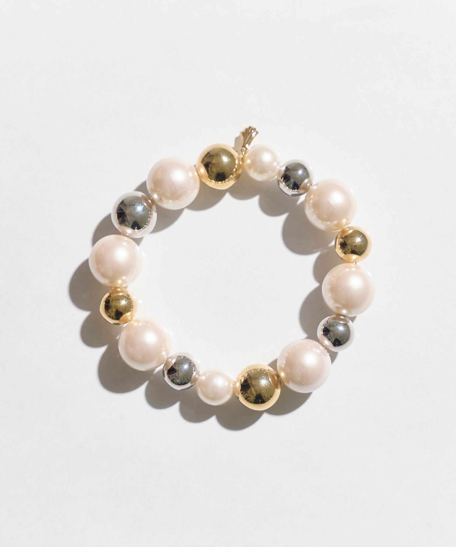 Phoebe「コンビメタルボールゴムブレスレット」|ブレスレット・バングル|