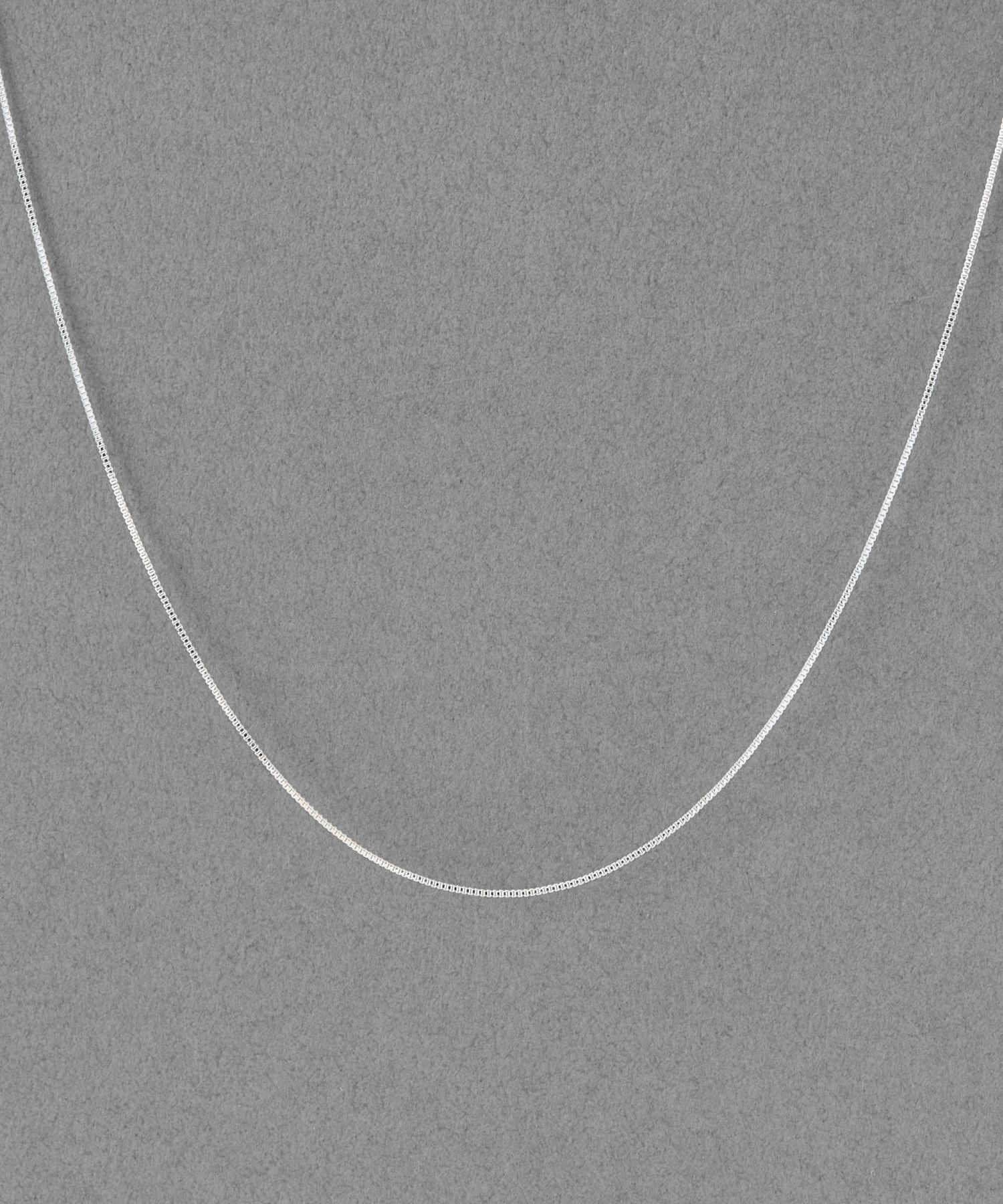 Phoebe「【SV925】シルキーシャインベネチアンチェーンネックレス/40cm」|ネックレス|シルバー