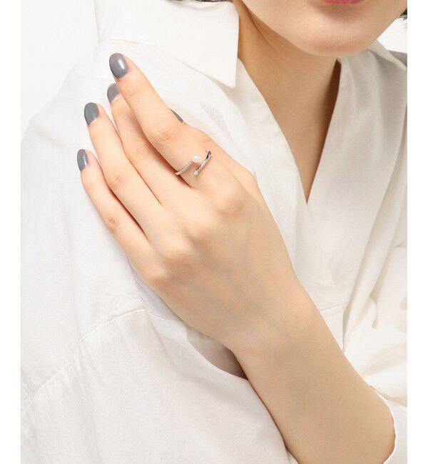 Jouete「[フォークリング] ダイヤモンド&times;パール」|リング|