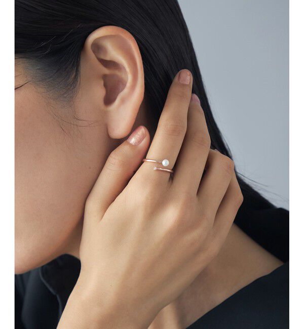 Jouete「[フォークリング] ダイヤモンド&times;パール」|リング|