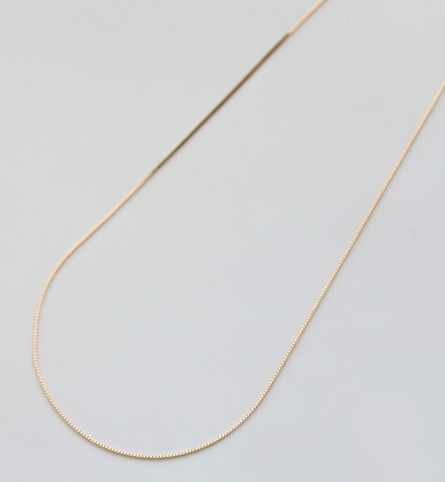  「ゴールド ベネチアン チェーン ネックレス 40cm | K10YG」|ネックレス|