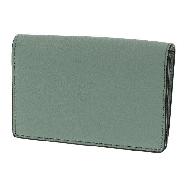 PEDIR「PEDIR(ペディール) ディアシュリンク 本革 ネームカードケース」|名刺入れ・カードケース|グリーン