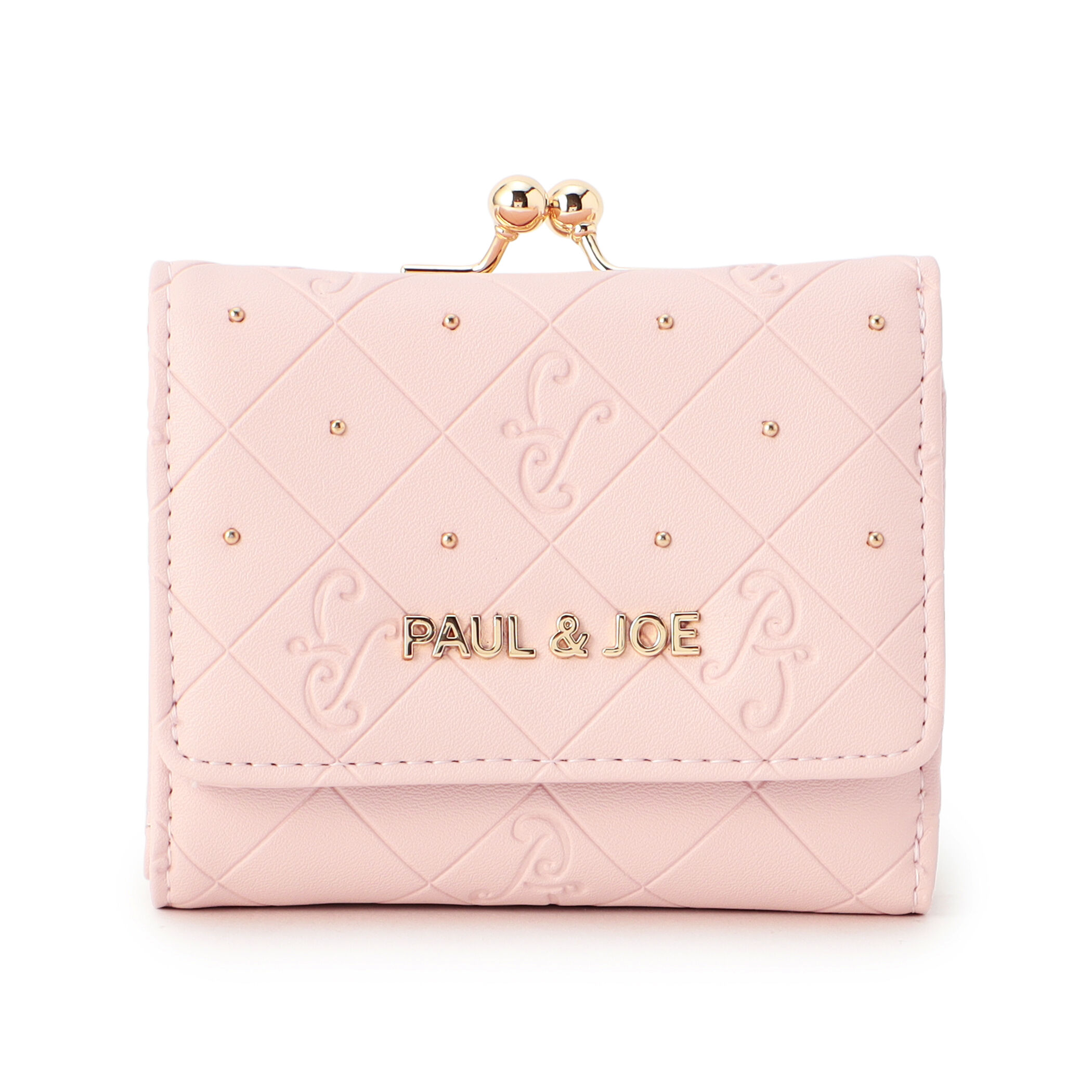 PAUL&JOE「口金ミニ財布／ロゴエンボス」|財布|ピンク