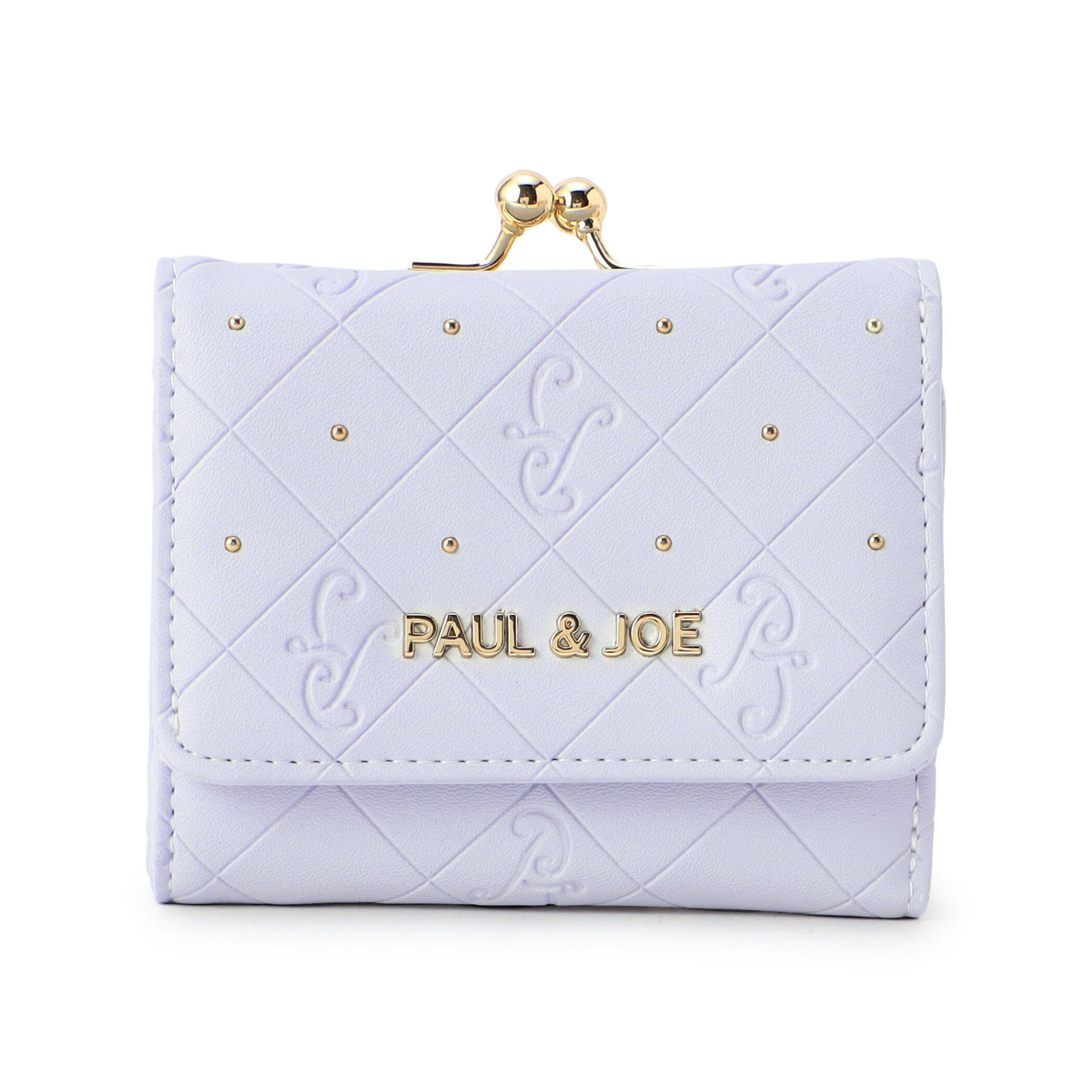 PAUL&JOE「口金ミニ財布／ロゴエンボス」|財布|ブルー
