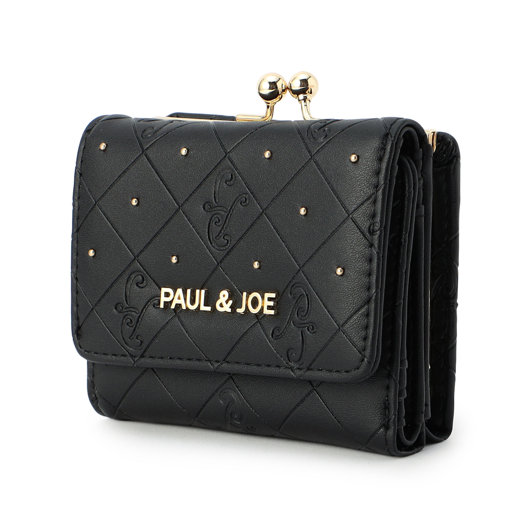 PAUL&JOE「口金ミニ財布／ロゴエンボス」|財布|