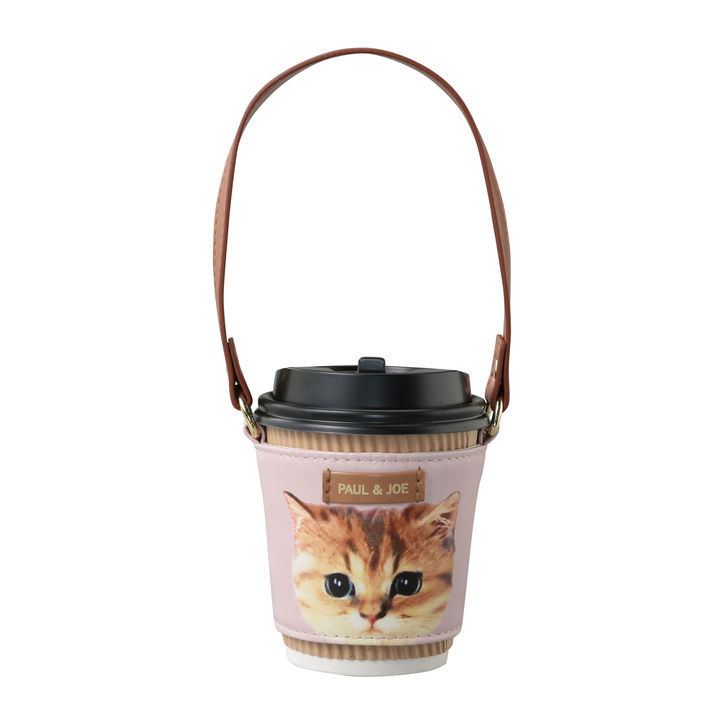 PAUL&JOE「ドリンクカップホルダー／ポール＆ジョー・ブレイクタイム」|食器・キッチングッズ|ピンクベージュ