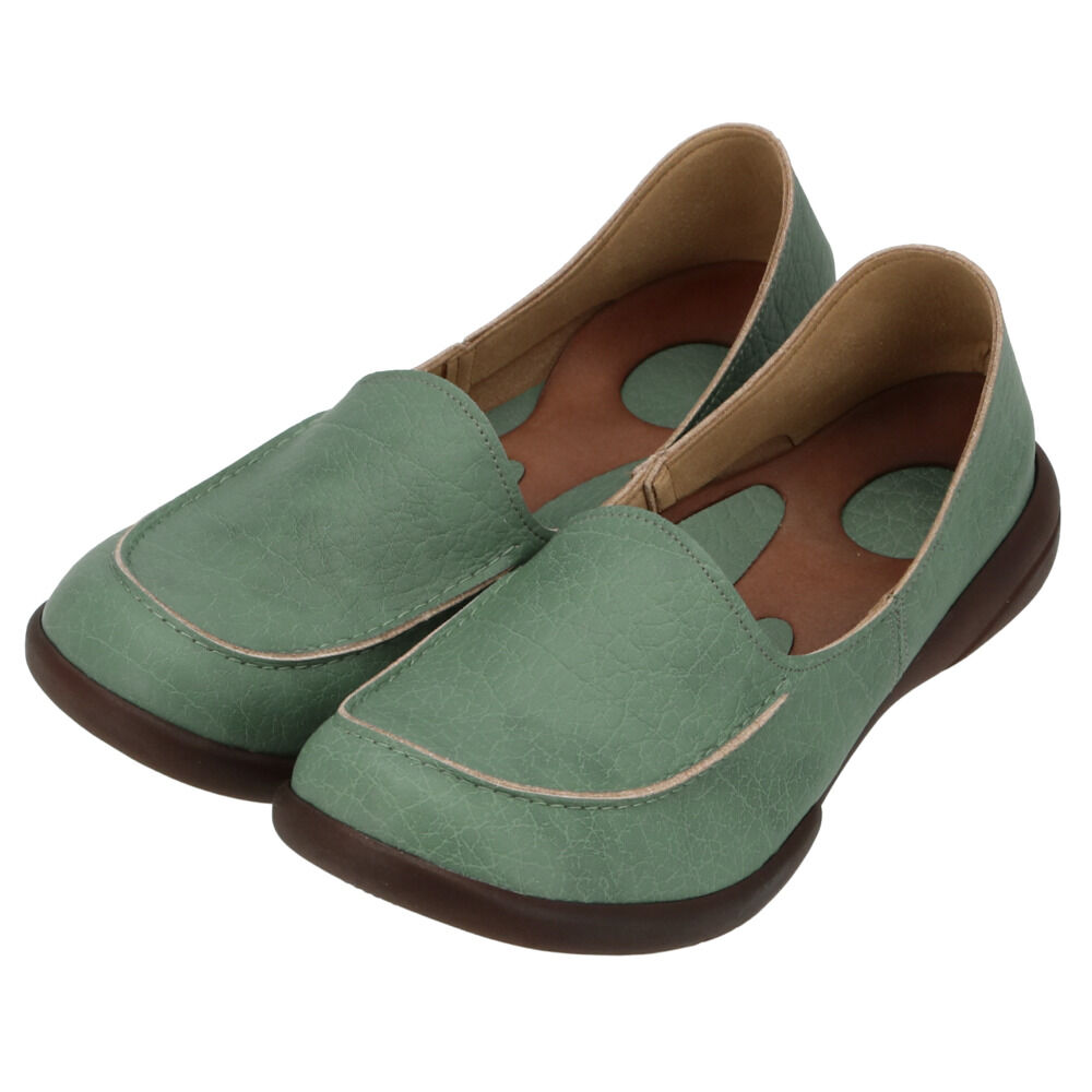 BACKYARD FAMILY「リゲッタ 靴 レディース 通販 ドライビングシューズ  ローファー コンフォートシューズ 運転」|ローファー|ブルー3