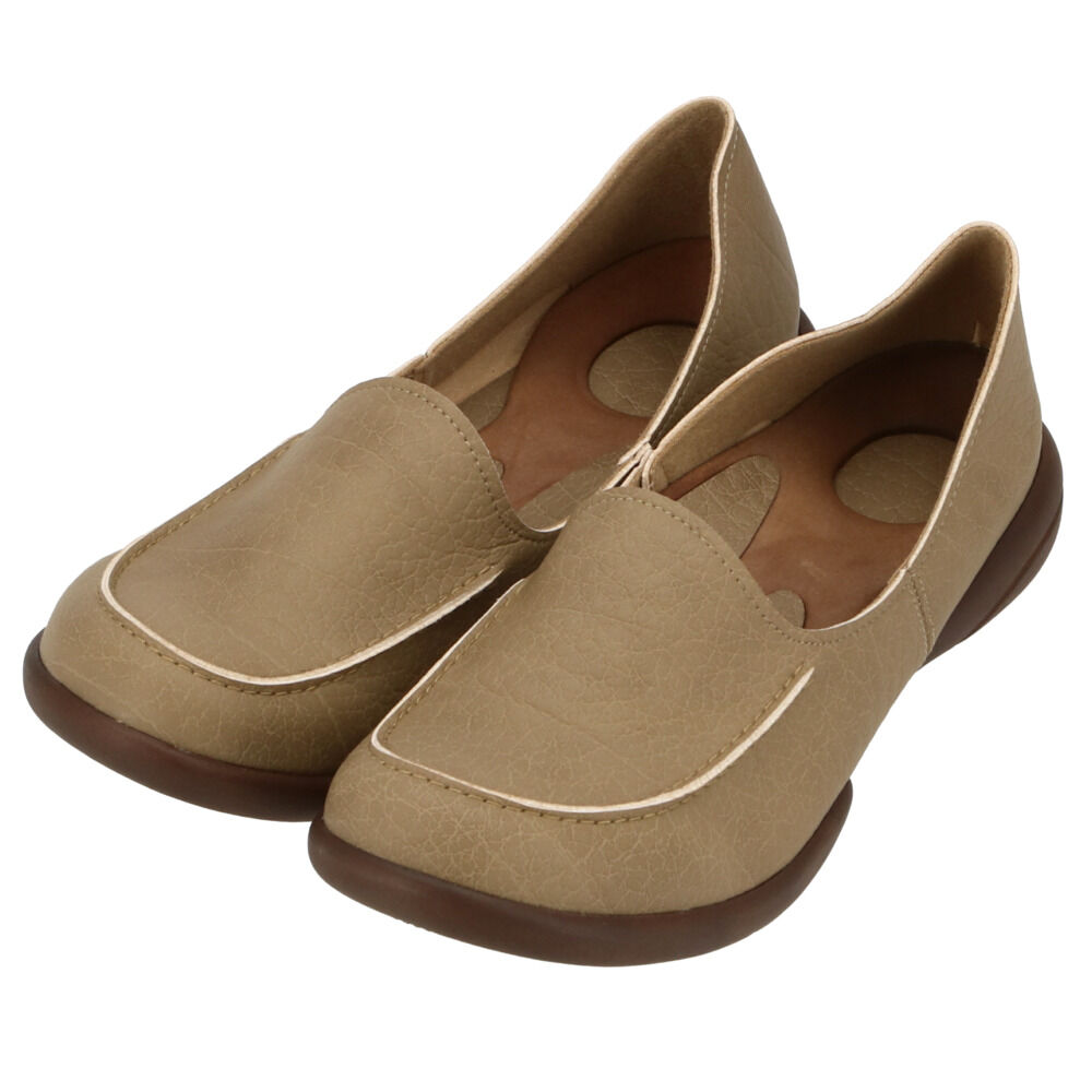 BACKYARD FAMILY「リゲッタ 靴 レディース 通販 ドライビングシューズ  ローファー コンフォートシューズ 運転」|ローファー|ベージュ2