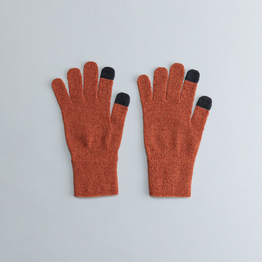BACKYARD FAMILY「クロダ 手袋 メンズ 通販 グローブ 手ぶくろ 防寒 暖かい おしゃれ シンプル コーピロン」|手袋|オレンジ1