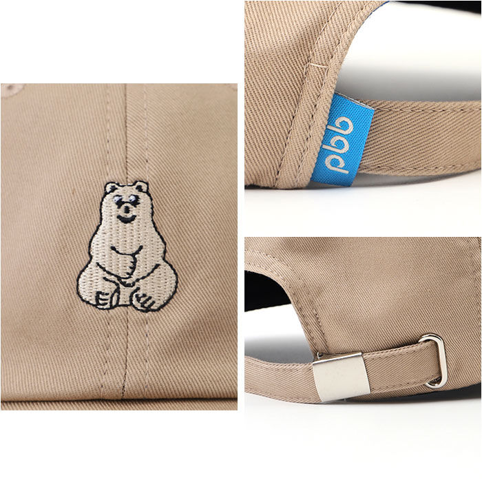 BACKYARD FAMILY「キャップ レディース おしゃれ 通販 ポーラーベアバンク 帽子 ぼうし コットン シロクマ 白くま」|キャップ・キャスケット|