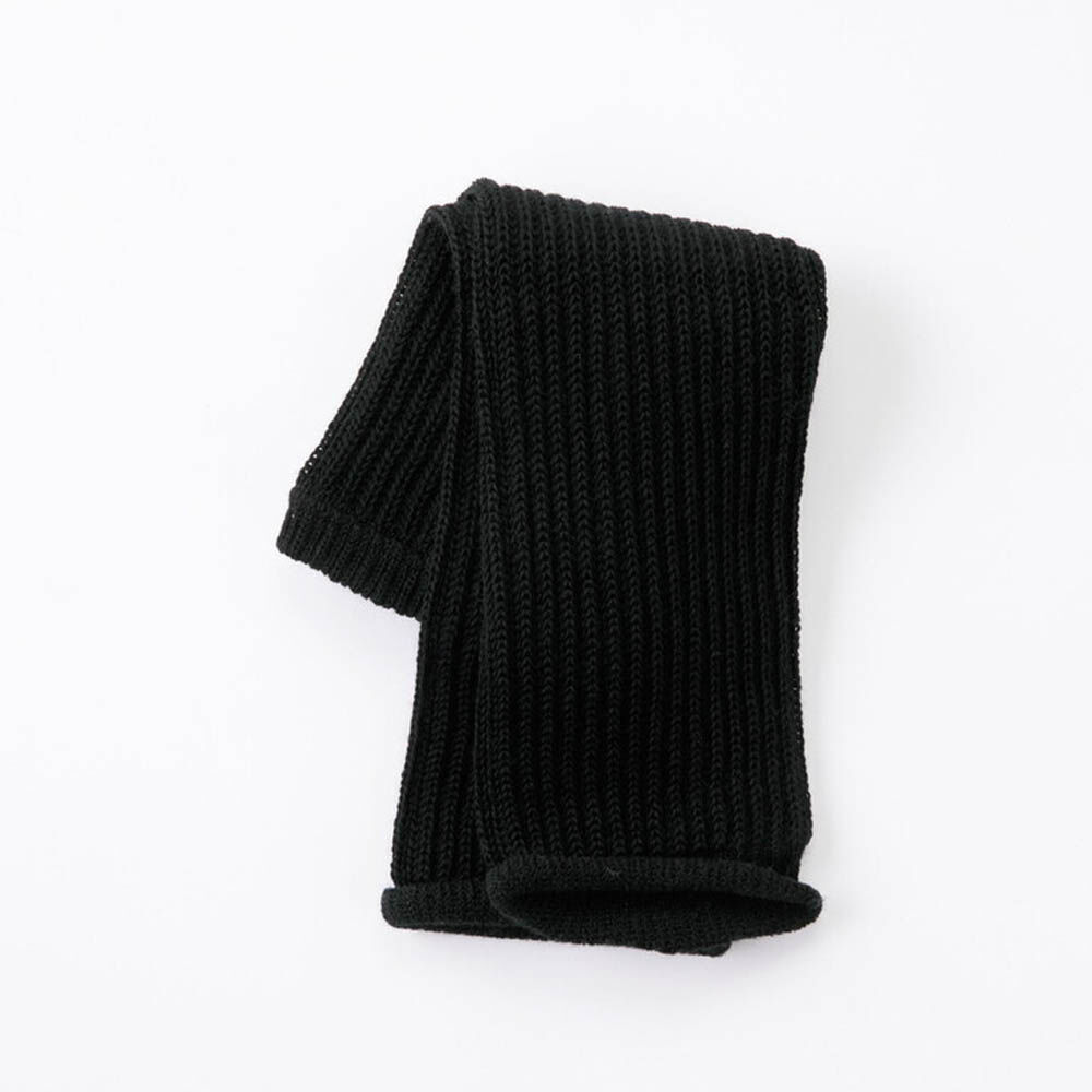 BACKYARD FAMILY「レッグウォーマー アームウォーマー 通販 日本製 足首ウォーマー アームカバー 靴下 薄手 ロング」|レッグウォーマー|ブラック1