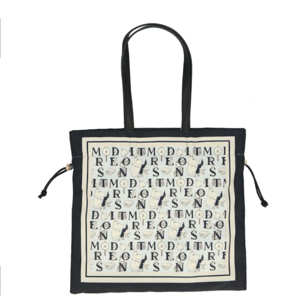 BACKYARD FAMILY「ムーミン トートバッグ 通販 巾着トートバッグ A4 トート バッグ レディース 肩掛けバッグ」|トートバッグ|ブラック1