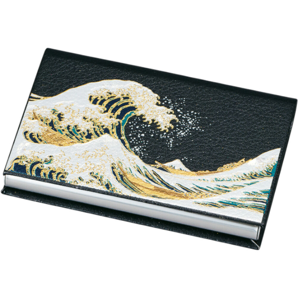 BACKYARD FAMILY「山中塗 カードケース 通販 日本製 国産 名刺入れ ミタニ 山中漆器 和風 和柄 蒔絵 漆芸」|名刺入れ・カードケース|ブラック3