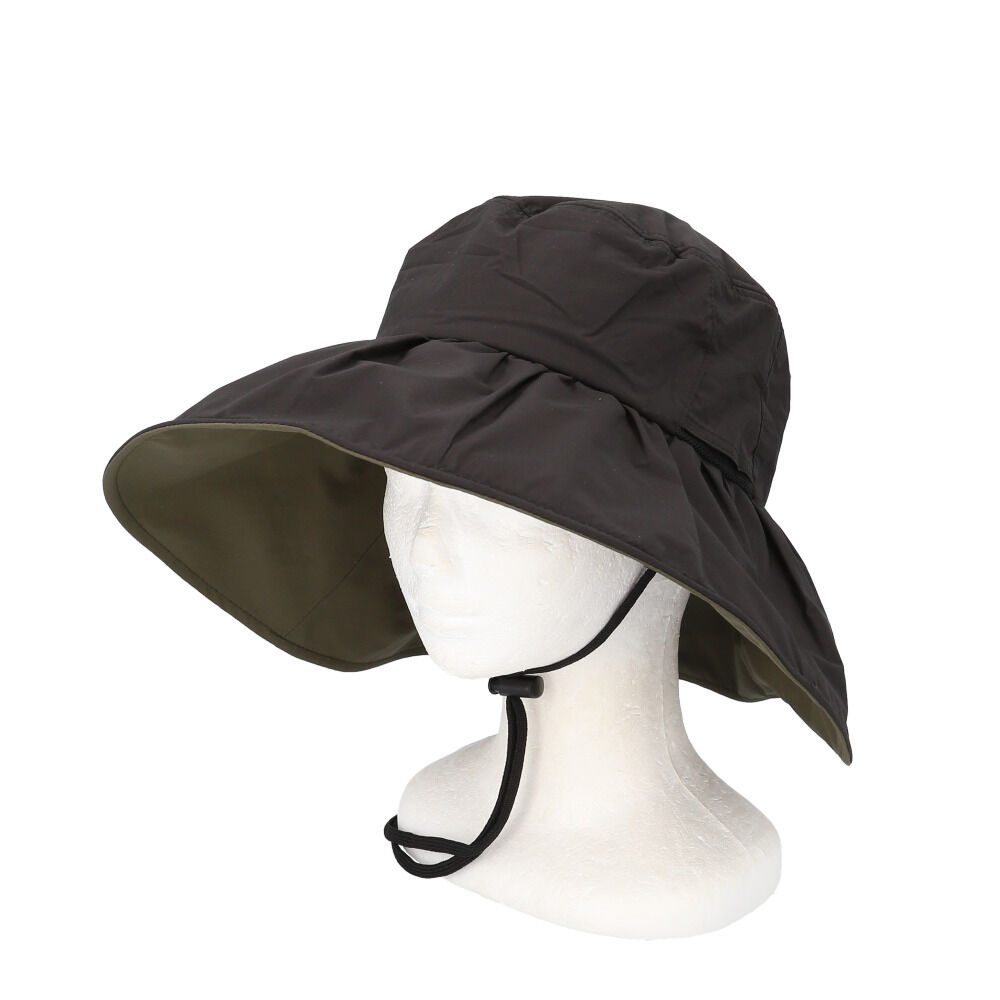 BACKYARD FAMILY「hide ヒデ ハット レディース 通販 帽子 ぼうし つば広帽子 レディース帽子 日除け 日よけ」|ハット|ブラック1