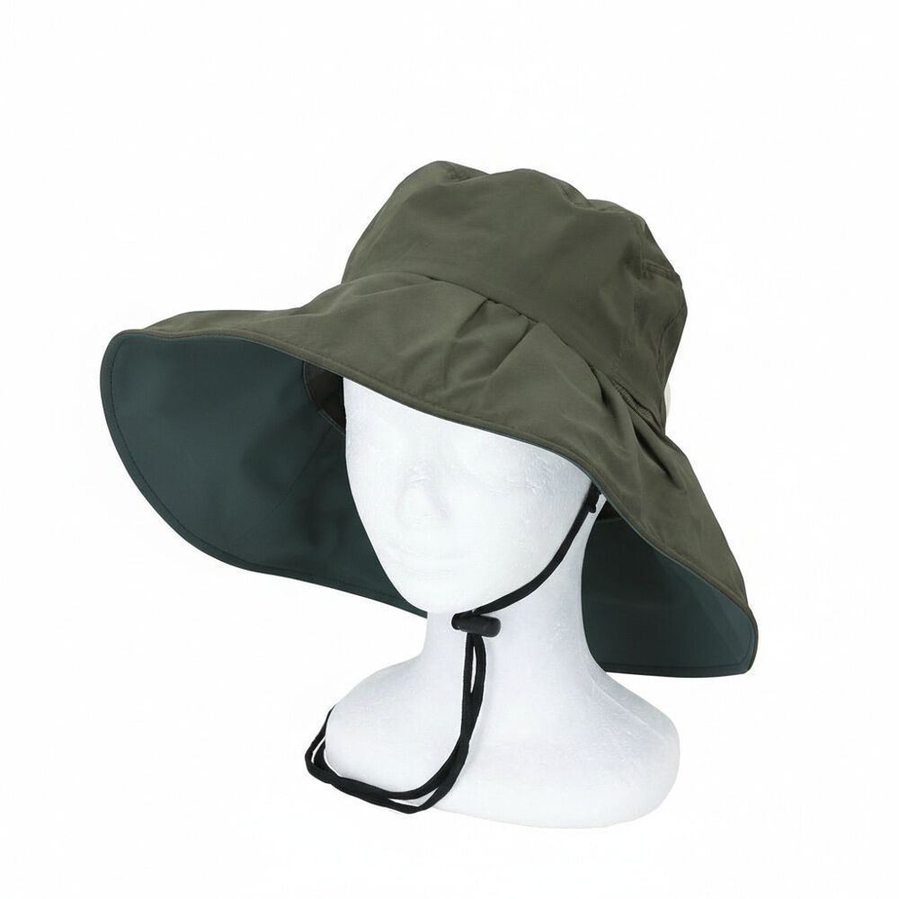 BACKYARD FAMILY「hide ヒデ ハット レディース 通販 帽子 ぼうし つば広帽子 レディース帽子 日除け 日よけ」|ハット|グリーン1